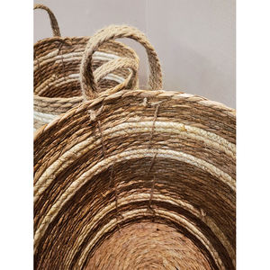 घर की सजावट हस्तनिर्मित भीड़ मक्का रस्सी के आयोजन के लिए अच्छी गुणवत्ता वाले भंडारण टोकरी तैयार करने के लिए अच्छी गुणवत्ता वाले भंडारण टोकरी - Product Image 5