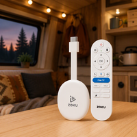 ZOKU TV Stick Terlaris Z4 Android 14.0 WiFi Dual Band H618 Quad Core 2GB RAM 16GB ROM BT 5.2 Harga Pabrik