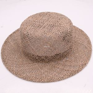 หมวกทรงแบนราบามาคาวบอยหมวกทรงเฟโดร่าสำหรับผู้หญิงหมวกแฟชั่นผ้ายีนส์ผ้าแพรแข็งกระดาษ - Product Image 4