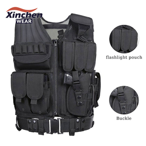 سترة تكتيكية احترافية للرجال ، معدات حراسة أمنية مخصصة ، مواد من النايلون والكمبيوتر لألعاب القتال CS - Product Image 3