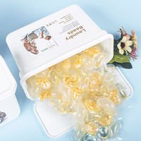 3 en 1 Détergent à lessive capsule dosettes vêtements vêtements lavage liquide savon détergent perles pour peau sensible arôme parfait