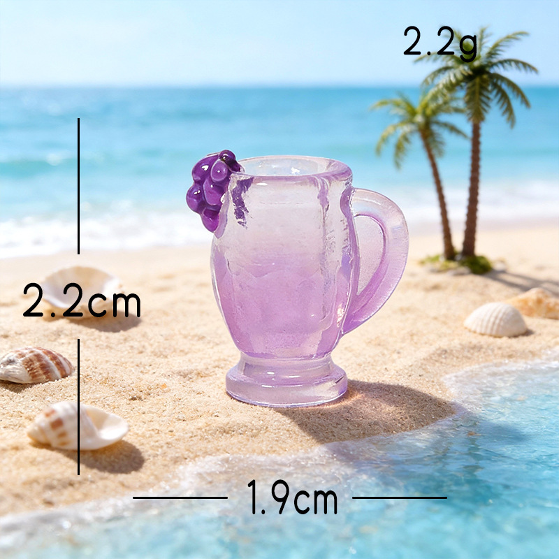 Chope à bière colorée - violet