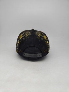 Casquettes de baseball unisexes de haute qualité à 6 panneaux, brodées à la main avec des strass, 100% polyester Oxford Dot Dobby Argyle Fruit Sporty - Product Image 4