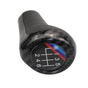 Pommeau de levier de vitesse en fibre de carbone pour BMW 5 6 vitesses, design ergonomique - Product Image 2