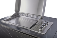 Îlot de cuisine d'extérieur avec bar Table Îlot de barbecue Étanche Îlot de cuisine d'extérieur Tout en acier inoxydable Cuisine d'extérieur