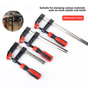 4 Inch Professional One-Handed Bar <b>Clamp</b> Heavy Duty Steel <b>Quick</b> Grip Trigger <b>Clamp</b> for Woodworking & Cabinet Assembly - Product Image 2