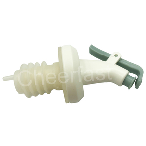 Tapón de botella de vinagre de aceite, dispensador de boquilla a prueba de fugas, dispensador de vertedor de aceite, dispensador de plástico blanco, novedad - Product Image 3