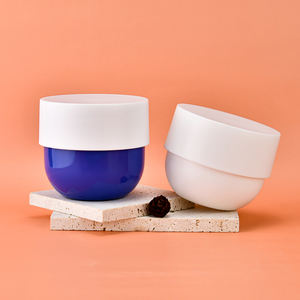 Contenants cosmétiques vides, gommage pour le corps, beurre corporel, soin de la peau, plastique PP, masque capillaire, masque de boue, bol en forme de pot à crème cosmétique - Product Image 1