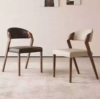 Chaise de salle à manger moderne de qualité supérieure en bois massif avec coussin en tissu et éponge pour hôtels, écoles, cafés, cantines