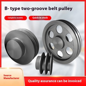 B loại rãnh đôi v-vành Đai ròng rọc tùy chỉnh OEM nhôm và động cơ thép ổ đĩa ròng rọc cho động cơ diesel - Product Image 5