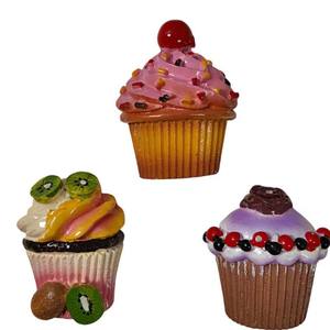 Pegatina creativa para refrigerador, simulación de pastel, postre, pegatina tridimensional de resina para refrigerador, atracción magnética - Product Image 2