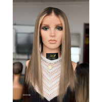 Perruque Lace Front HD 13x5 SHY en Cheveux Humains, Raie Invisible, Nœuds Décolorés, Vente en Gros
