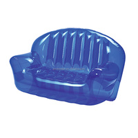 Canapé gonflable 2 places chaise personnalisée en PVC transparent canapé gonflable de loisirs chaises camping canapé de plage gonflable salon