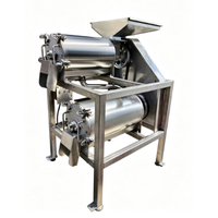 Hoge-opbrengst dubbeltraps fruitpulpmachine voor papaya puree verwerkingsbedrijven