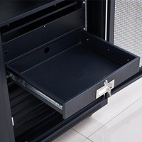 Tiroir de rack 1U-4U avec serrure, boîte de rangement pour rack de serveur 19 pouces, tiroir métallique pour accessoires de cabinet réseau