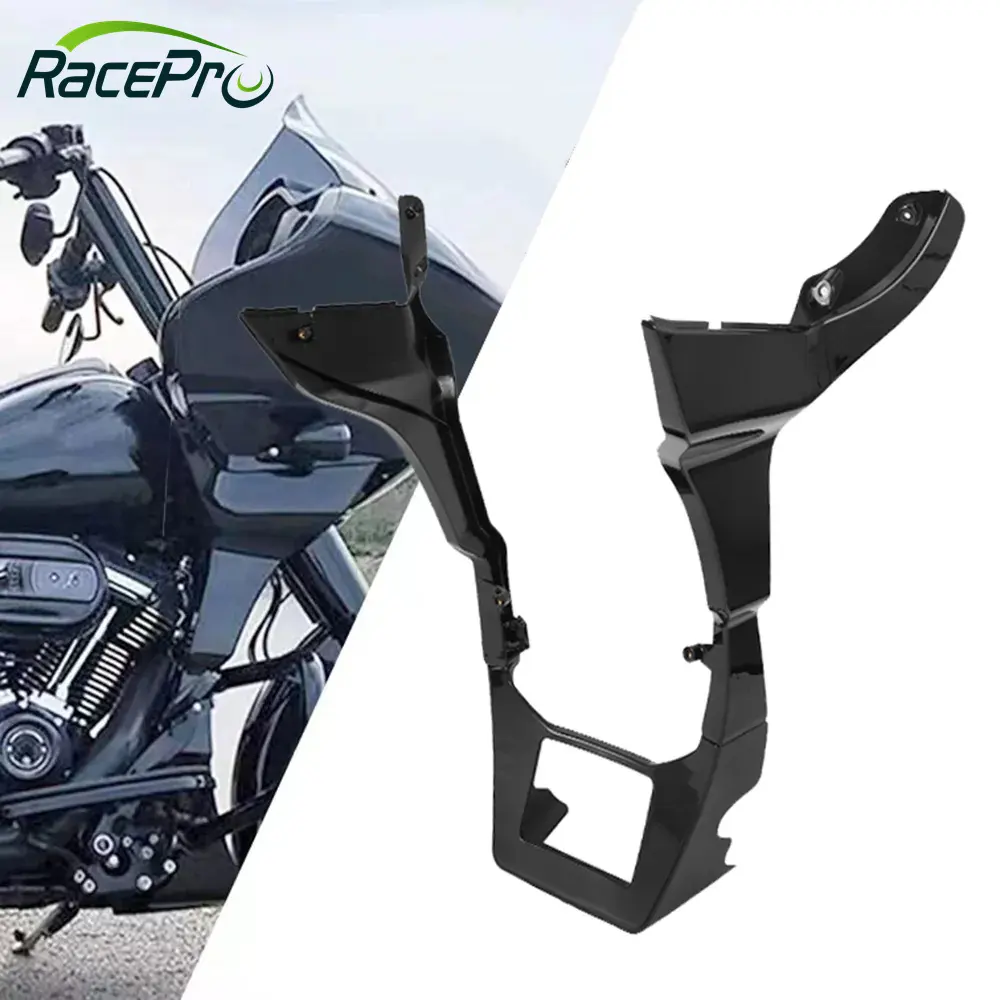 RACEPRO Motorcycle Gloss Black Fairing Spoilers Cover For Harley Touring CVO Road Glide Special FLTRXS FLTRX Limited 2017-2023