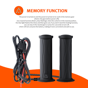 Poignées chauffantes électriques (22 25mm) Longueur 120mm Chauffage à <span class=keywords><strong>poignée</strong></span> chaude pour moto <span class=keywords><strong>scooter</strong></span> - Product Image 4