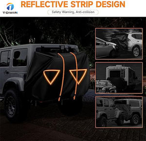 Stockage extérieur étanche toutes saisons 600D Oxford Bike Cover SUV-Réflecteurs de nuit légers pour le <span class=keywords><strong>transport</strong></span> - Product Image 6