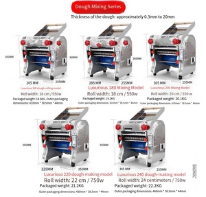 Machine automatique électrique à pâtes et nouilles, machine à découper la pâte à nouilles, machine à faire les enveloppes de raviolis - Product Image 6