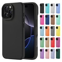 Coque en silicone TPU ultra-fine et souple de 1,2 à 1,5 mm pour iPhone 6 7 8 X Xs Xr 11 12 13 14 15 16 17 Pro Max, coque arrière mate en TPU
