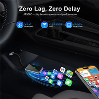 Nouveaux accessoires de voiture convertit CarPlay filaire d'usine en adaptateur CarPlay sans fil de voiture sans fil pour Apple iPhone