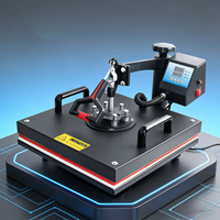 Presse à chaleur semi-automatique 10 en 1 pour sublimation, combo tout-en-un pour l'impression par transfert thermique sur t-shirts, mugs, casquettes, chaussures, stylos