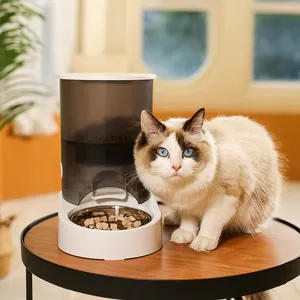 带App 3l Wifi宠物喂食器的自动宠物喂食器干粮分配器可编程定时猫喂食器不锈钢碗