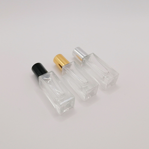 Bán buôn Mini rõ ràng Con lăn thủy tinh chai 3ml 6ml <span class=keywords><strong>10ml</strong></span> vuông hình cuộn trên tinh dầu <span class=keywords><strong>container</strong></span> với mũ nhôm - Product Image 4