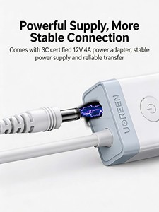 UGREEN 7 Port <b>USB</b> 3.0 <b>Hub</b> CR116 With DC 5V 2A <b>Power</b> Adapter High Speed <b>USB</b> Splitter For Laptop PC Desktop - Product Image 2