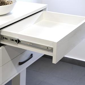 Kit Runner con cassetto a 5 paia di EMUCA con cuscinetto a sfera sistema di spinta per estensione completa 45X600mm con chiusura morbida in acciaio zincato modello 4303605 - Product Image 3