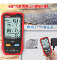 Testeur de puissance maximale de module photovoltaïque MPPT solaire UT673PV 5~800W, tension en circuit ouvert, courant en court-circuit, test d'impédance et de Vmp