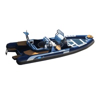 Hedia Factory 6.5m Luxe Yacht Dériveur Sport RIB650 Bateau Orca Hypalon Matériel Extérieur Aluminium à Vendre