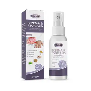 Crema de psoriasis para el cuidado de la piel, spray herbal para el cuidado de la piel, eczema
