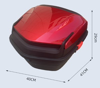 Personnalisation d'usine Yuxinlin PP 33L Boîte de rangement arrière pour scooter et moto Modèle 105 Garantie de 3 ans