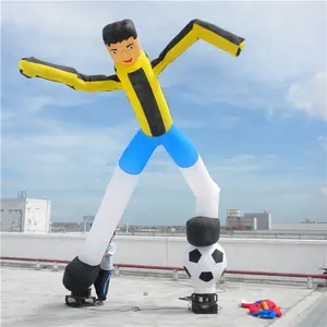 Football/soccer player sky dancer, inflatable flying balloon K1035