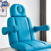 Fauteuil de massage électrique réglable en cuir PU de haute qualité, table d'examen gynécologique pour salon et hôpital