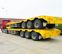 Hochleistungs-40-t-120-t-Tieflader-Sattelauflieger Bagger träger Cargo Utility Dropdeck-LKW-Anhänger Tieflader