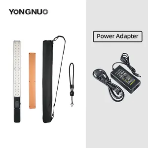 Yongnuo YN360 el dondurma çubuğu LED Video işığı ayarlanabilir renk sıcaklığı 3200k ila 5500k RGB renkli telefon ile kontrol ap