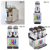 3 Tanks 35-40L Commerciële Draagbare Multifunctionele Elektrische Blender Smoothie Maker Slushy Maker Machine