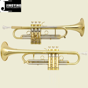 2023 Jingying musique laiton vent, corps en laiton professionnel importé Monel <span class=keywords><strong>Piston</strong></span> JYTR-A698 trompette modèle lourd - Product Image 1