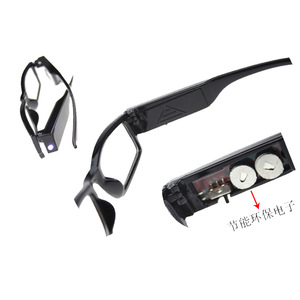 Gafas de Lectura Unisex con Luz LED Recargable, Montura Cuadrada Pequeña Negra, Económicas y a la Moda, Venta al Por Mayor - Product Image 5