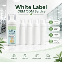 ZouRunAn Shampoing Sec pour Animaux 60ml Mousse Nettoyante Sans Eau pour Chiens et Chats Vente en Gros OEM ODM OBM Achat en Vrac Distributeur