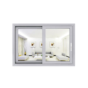 Fenêtre en aluminium coupe-vent et insonorisée pour tableau français, baies vitrées coulissantes pliantes avec cadre en alliage d'aluminium durable - Product Image 6