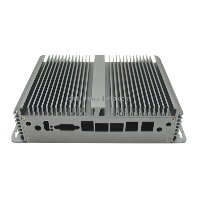 Factory Custom OEM ODM Used Mini ITX Aluminum Alloy Fanless Industrial Electrical PCB Mini Enclosure Computer PC Tower DM04