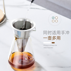 <span class=keywords><strong>Tour</strong></span> à <span class=keywords><strong>café</strong></span> filtre en verre, hermétique, pour <span class=keywords><strong>café</strong></span> glacé, pichet filtre, mini cafetière à infusion froide - Product Image 3