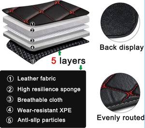 Muchkey พรมปูพื้นรถยนต์หนังสุดหรู,เป็นมิตรกับสิ่งแวดล้อมสำหรับ <span class=keywords><strong>Ford</strong></span> <span class=keywords><strong>Mustang</strong></span> 2010 2011 2012 2013 2014 - Product Image 4