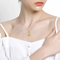 Usine directe personnaliser Support S925 argent mauvais œil mauvais coeur pendentif mode collier Bracelet fabrication de bijoux pour hommes femmes
