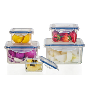 Bộ Dụng Cụ Nấu Ăn Bằng Nhựa Hộp Đựng Thực Phẩm Hộp Đựng <span class=keywords><strong>Bento</strong></span> Hộp Đựng Có Nắp Khóa - Product Image 5