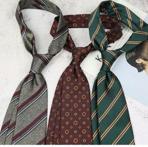 Business Stripes Vintage Wine Red Groom Best Man 8CM Neck <b>Tie</b> Banquet Reception Wedding Hand Neck <b>Ties</b> for Men - Product Image 5