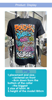 190 grammes t-shirt haut teint uni usine chinoise personnalisée 100% coton T-Shirt pour hommes bonne qualité Photo impression Options de conception court